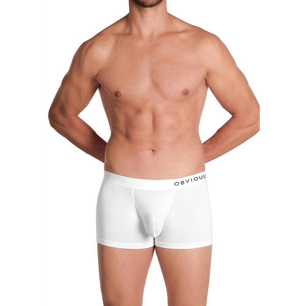 NEW OBVIOUSLY primeman 3 inch leg boxer brief in white